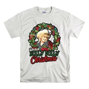 Dolly Parton T-Shirt Vintage Have A Holly Dolly Christmas Shirt